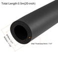 thumbnail image 2 of 0.7" ID 1/4" Wall Thick 20" Black Foam Grip Tubing Handle Grips Non-slip for Fitness, Tools Handle Support, 2 of 5
