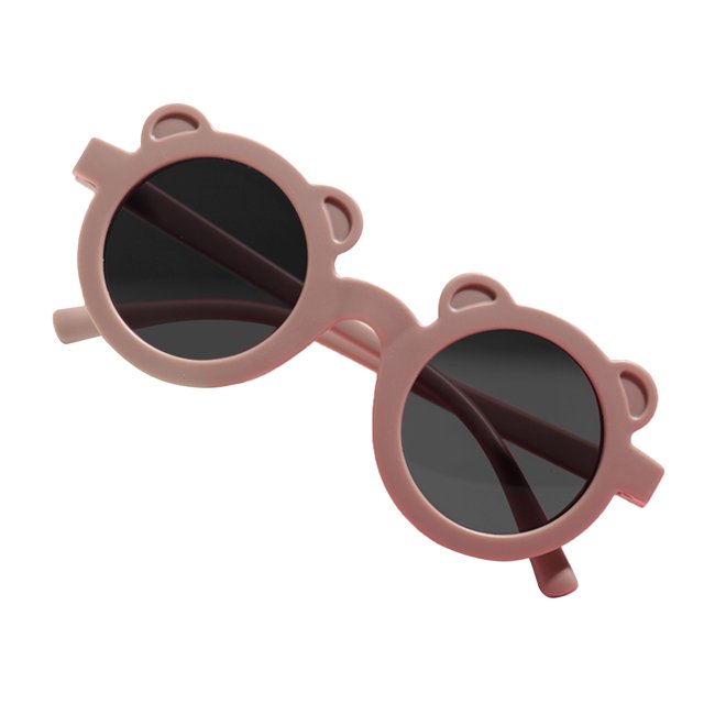 ITFABS Lunettes de Soleil Rondes Unisexes Été Petits Garçons Filles, Lunettes Décontractées Extérieures