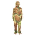 thumbnail image 3 of Vzayyk 4T-14Y Size Aviliable Cozy One-Piece Footless Sleeper Pajama Capybaras Are Eating Grass on The Farm, 3 of 8