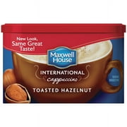 Maxwell House International Toasted Hazelnut Cappuccino Café-Style Beverage Mix 5.32 oz. Tub