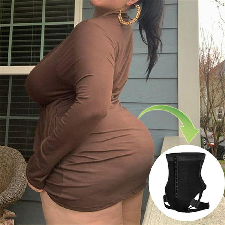 Generic (Black,)Cuff Tummy Trainer Female Exceptional Shapewear 2-IN-1 High  Waist Hip Lifting Black Cuff T @ Best Price Online