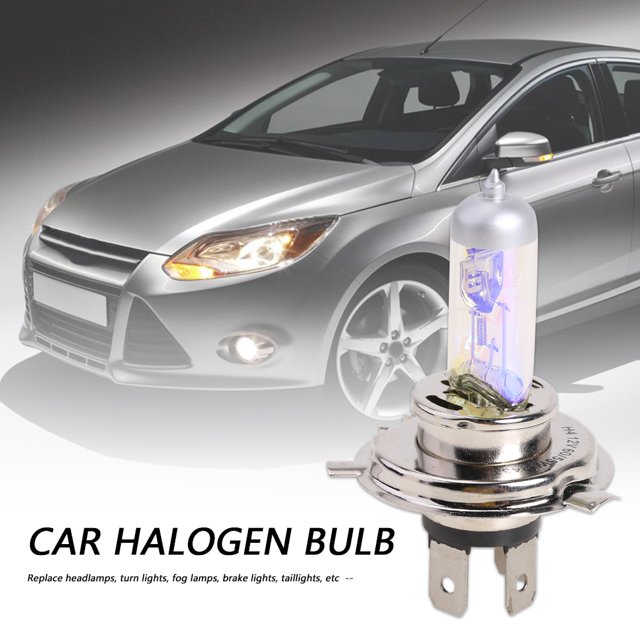 Bombilla halógena amarilla H4 12V 60/55W 3000K para faros antiniebla de faros de automóviles Ndcxsfigh Accesorios para autos y motos