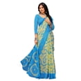 thumbnail image 2 of Floral Printed Pure Georgette Saree - 28409954, 2 of 5