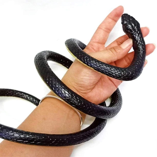 Serpiente De Goma Realista Para Halloween | Broma Y Decoración De Jardín | Juguete Suave Y Flexible