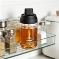 thumbnail image 3 of 4 Pcs Pot de Miel Transparent Scellé avec Cuillère et Couvercle, 250 ml, Poignée Amovible, Rangement et Service, Utilisation Durable, Anneau en silicone Hermétique, Contenant pour Cuisine Familiale, Articles pour la Maison, 3 of 9