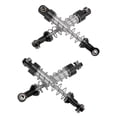 thumbnail image 1 of RC  Damper, High Strength Corrosion Resistant 2 Pair Replacement Metal  Set  for WPL C14 RC Car Black,Silver,Titanium Color,Red, 1 of 7