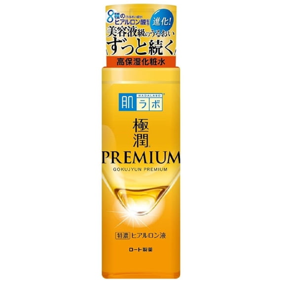 Solución hialurónica Hadalabo Rohto Gokujyun Premium 170 ml