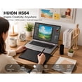thumbnail image 2 of HUION HS64 Tablettes Graphiques Sans Batterie Compatibles Android 8192, 2 of 4