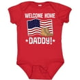 thumbnail image 3 of Inktastic Military Dad Welcome Home USA Flag Boys or Girls Baby Bodysuit, 3 of 5