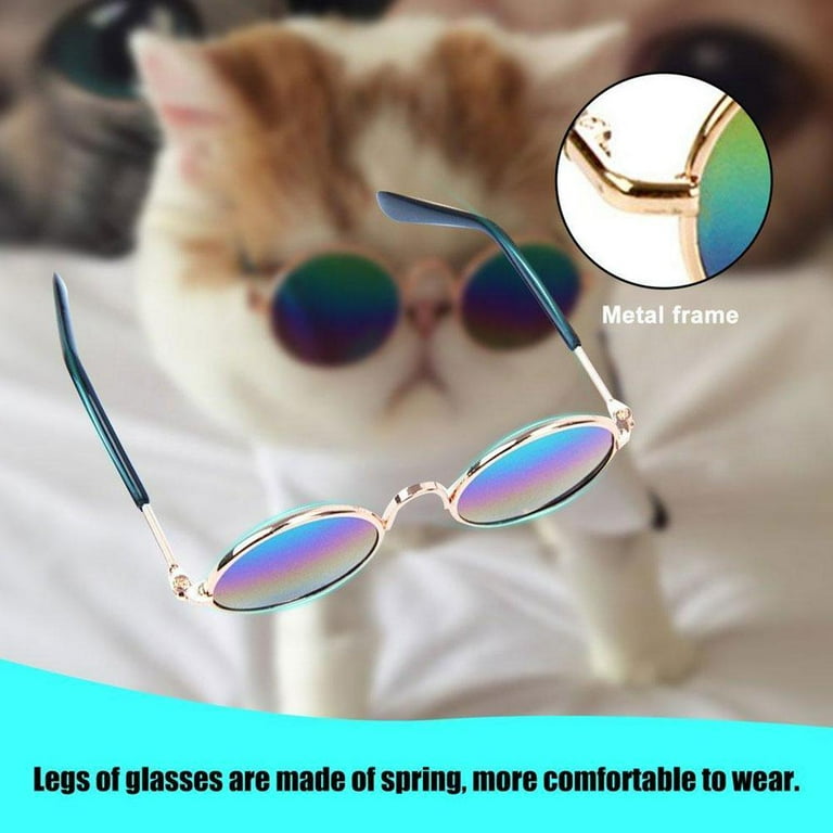 Pet glasses, cat sunglasses, UV protection glasses for pets, trendy cool  accessories, X8S0 