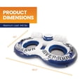 thumbnail image 4 of Intex River Run Inflatable Double Rider Tube & 2 River Run Single Floats, 4 of 10