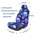 thumbnail image 2 of Lsque cool crystal Skull flower Pattern Car Seat Covers for Front Seats , Waterproof Seat Covers for Cars, Sporty Front Seat Covers,Car Seat Cover Protector Front Seats, 2 of 5