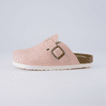 thumbnail image 2 of Cushionaire Hana Kids Clogs Slip On Potato Shoes or Boys and Girls with Adjustable Buckle & Cork Footbed & Arch Support, 2 of 7