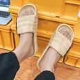 thumbnail image 2 of Mens Slippers,Men Slippers EVA Thick Sole Lightweight Comfort Summer Slippers for Outdoor Indoor Casual Wear,Slippers for Men,Beige,5.5, 2 of 8