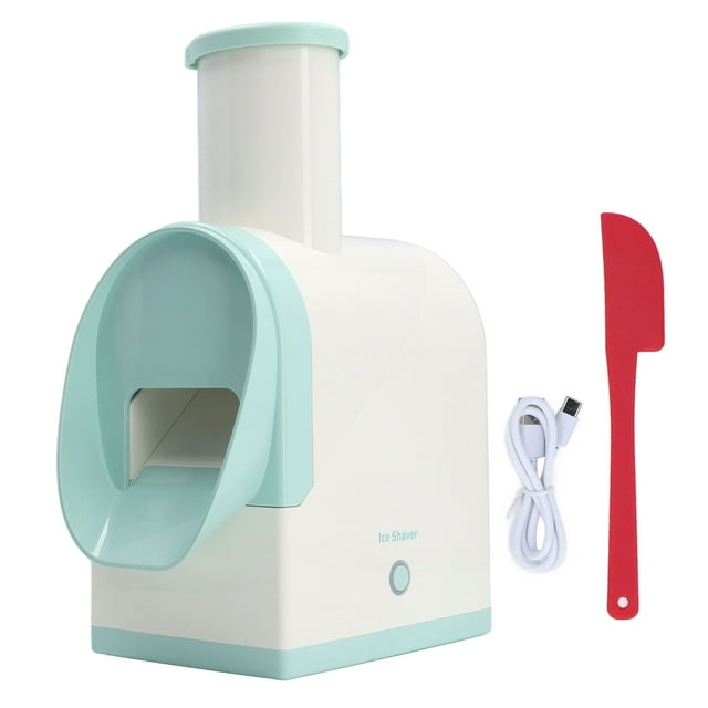 Máquina de hielo raspado, tienda de té con leche, máquina eléctrica de cono de nieve USB, trituradora de hielo inteligente portátil