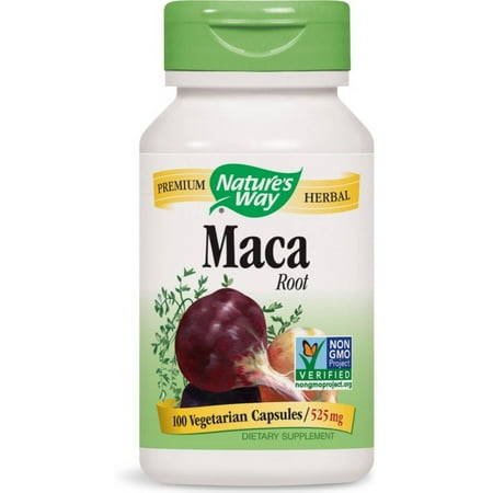 Nature's Way Maca Root Vegetarian Capsules 525 mg 100