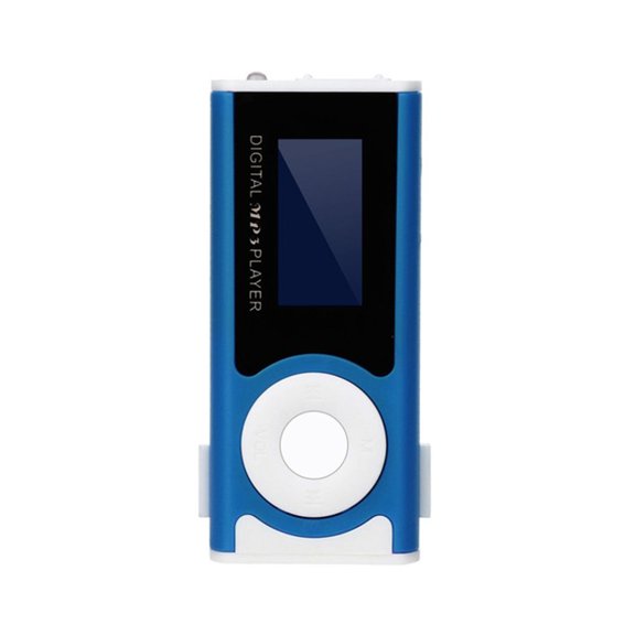 Reproductor de MP3 de música digital Mini USB Pantalla OLED Soporte de MP3 16 / 32GB Tarjeta Micro SD TF Diseño de clip de luz Linterna