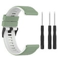 thumbnail image 3 of (Black-grey)For Garmin Instinct 22mm Silicone Mixing Color Watch Band AGYB, 3 of 5