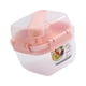 thumbnail image 2 of Contenedor de ensalada de viaje para llevar, recipiente para ensalada, tenedor, compartimento práctico, recipiente para aperitivos, frutos secos, Rosa, 2 of 9