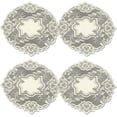 thumbnail image 3 of Heritage Lace HL-1600E-S 16 in. Heirloom Round Doily - Ecru - Set of 4, 3 of 3