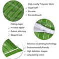 thumbnail image 4 of Football Field Body Pillow Cover 20"x54",American Sports Green Lawn Sport Game Team Competition Long Pillow Case Protector with Zipper Rectangle Soft Bed Pillow Cases Covers for Bedroom,Couch,Sofa, 4 of 6