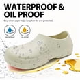 thumbnail image 2 of Professional Non-Slip Work Shoes for Men Women - Waterproof & Oil-Resistant Chef Clogs with Massage Insole, Slip-On Nursing Kitchen Footwear for Hospital, Restaurant & Garden, 2 of 6