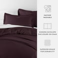 thumbnail image 4 of Ultra Soft & Breathable - Duvet Cover Set - Twin/TwinXL Purple Bedding by Comfort Canopy, 4 of 11