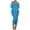 H-Blue384, variant on Women Elegant Off Shoulder Dress Long Sleeve Button Down Split Ruffle Bodycon Midi Dresses Solid Color Festival Clothing