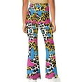 thumbnail image 3 of DISNIMO Cow Print Kids Flare Leggings Size 13-14 Bell Bottoms for Girls Flare Leggings Bell Bottoms for Kids Yoga Pants with Pockets Girls Bell-Bottomed Pants Kids Dance Leggings, 3 of 7