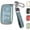 Blue, variant on Key Fob Cover Compatible with Range Rover Evoque Sport Velar Discovery LR4 Jaguar F-Pace F-Type XE XF XJ Keychain Case Holder Protector,White