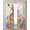 Yellow, variant on Easter Bunny Sheer Curtains 84 Inch Length 2 Panels Set for Living Room/Bedroom, Colorful Eggs Spring Tulips Flower Vintage Kitchen Curtains Grommet Semi-Sheer Curtains Window Treatments 42"x84"x2