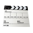 thumbnail image 2 of Tablilla para directores de cine, claqueta, pizarra, aplausos, pizarra para programas de televisión de utilería chino blanco, 2 of 8