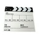 thumbnail image 2 of Película Clapper Board Clapper Board Pizarra Clapperboard de tamaño compacto Madera duradera para corte de TV Escena de acción Decoración del hogar Foto Prop chino blanco CUTICAT Tablilla de directores de cine, 2 of 8
