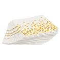 thumbnail image 3 of Fiudx Set de Suministros para Fiestas, Platos, Vasos y Servilletas Desechables de Papel Gold Point, Multiusos para Picnics, Eventos Especiales y Comidas Diarias. Paquete de 25 Piezas, 18 Cm, Fácil de, 3 of 4