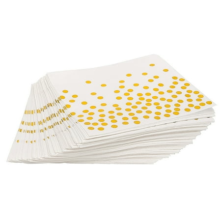 

Party supplies set disposable gold point paper dish meal napkin paper cup Party