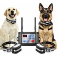 thumbnail image 1 of Wireless Dog Fence System for 2 Dogs, Rechargeable Electric Dog Containment System with LCD Display, Adjustable Warning Levels, 300M Range Invisible Pet Fence with Waterproof Training Collars, 1 of 9