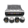 thumbnail image 2 of External Tire Pressure Monitoring System TPMS Sensor USB+Solar Wireless Car LCD Screen with 4pcs -, 2 of 4
