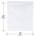 thumbnail image 2 of Plymor 18" x 20" (Pack of 50), 4 Mil Heavy Duty Zipper Reclosable Plastic Bags, 2 of 2
