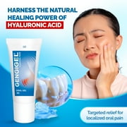 Gengigel Hyaluronic Acid Oral Gel for Mouth & Gum Discomfort (20ml), Soothes Irritation, Promotes Natural Healing & Protects Delicate Oral Tissue, No Paraben or SLS, Vegan & Kosher