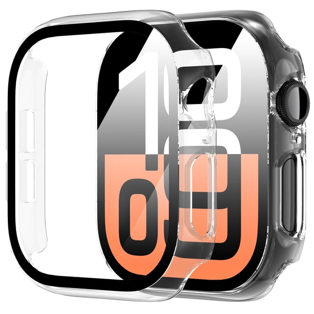 Funda protectora de pantalla Diruite para Apple Watch de 46 mm, paquete de 2
