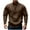 Brown, variant on Mens Quarter Zip Sweatshirt Long Sleeve Fleece Pullover Casual Big and Tall Golf Shirts with Pocket Sweater Tops
