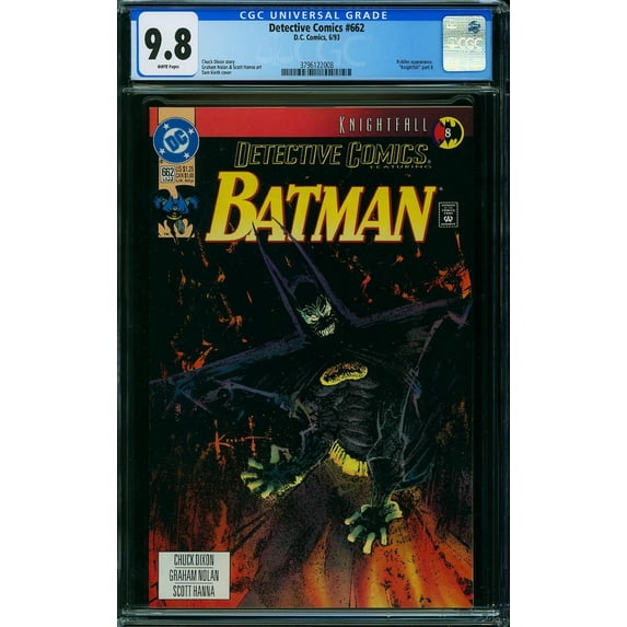 Detective Comics #662 - CGC 9.8 Comic Book