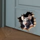 thumbnail image 4 of Adhesivos decorativos para pared con agujeros Adhesivos decorativos divertidos con agujeros en la pared Adhesivos decorativos de vinilo 3D para pared, 4 of 7