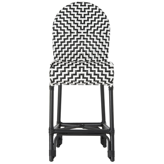 Safavieh Shea Outdoor French Bistro Counter Stool with Footrest