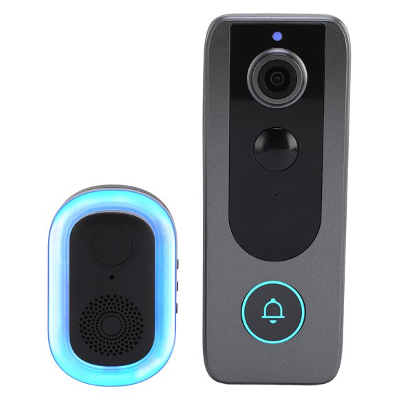 WiFi Doorbell Camera, Motion Detection Package Detection Doorbell Camera with Indoor Ding Dong Machine for Home
