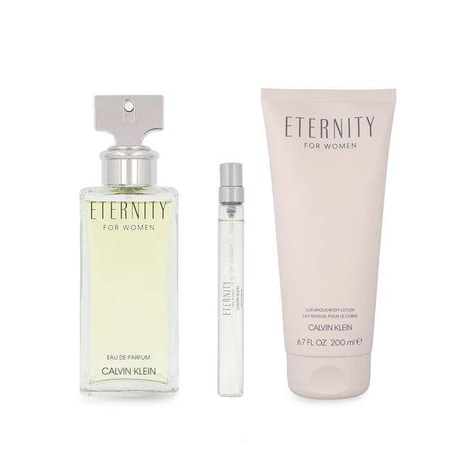 Set Eternity 3Pzs Calvin Klein Fragancia Floral para Mujeres