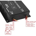 thumbnail image 4 of Reductor de tensión para coche, coche camión DC 24 V a 12 V - Inversor convertidor eléctrico - Transformador de bajada Adepaton YQ-1690, 4 of 8
