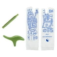 thumbnail image 4 of Gazechimp Reflexology Socks Breathable with Zones Marked Soft Acupoint Schematic Socks 30cmx8.5cm, 4 of 7