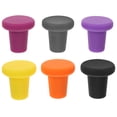 thumbnail image 1 of 6 tapones de silicona para vino, reutilizables, para botellas de vino., 1 of 8