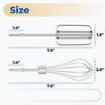 thumbnail image 3 of HBFAGFB Hand Mixer Beaters Replacement, Electric Mixer Whisk for Hamilton Beach 62682RZ 62692 62695V 64699 Egg Beaters 3 Pack, 3 of 3